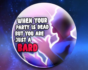 FFXIV Funny Badges | BARD | 5 cm / 1.97 inch
