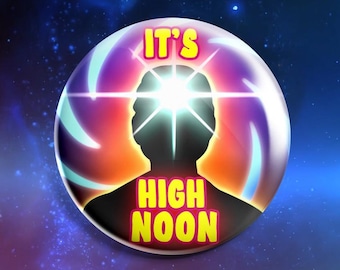 FFXIV Funny Badges | MCH High Noon | 5 cm / 1.97 inch
