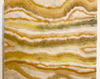 Sandstone - Original Artwork - Wax Painting - Encaustic Art
