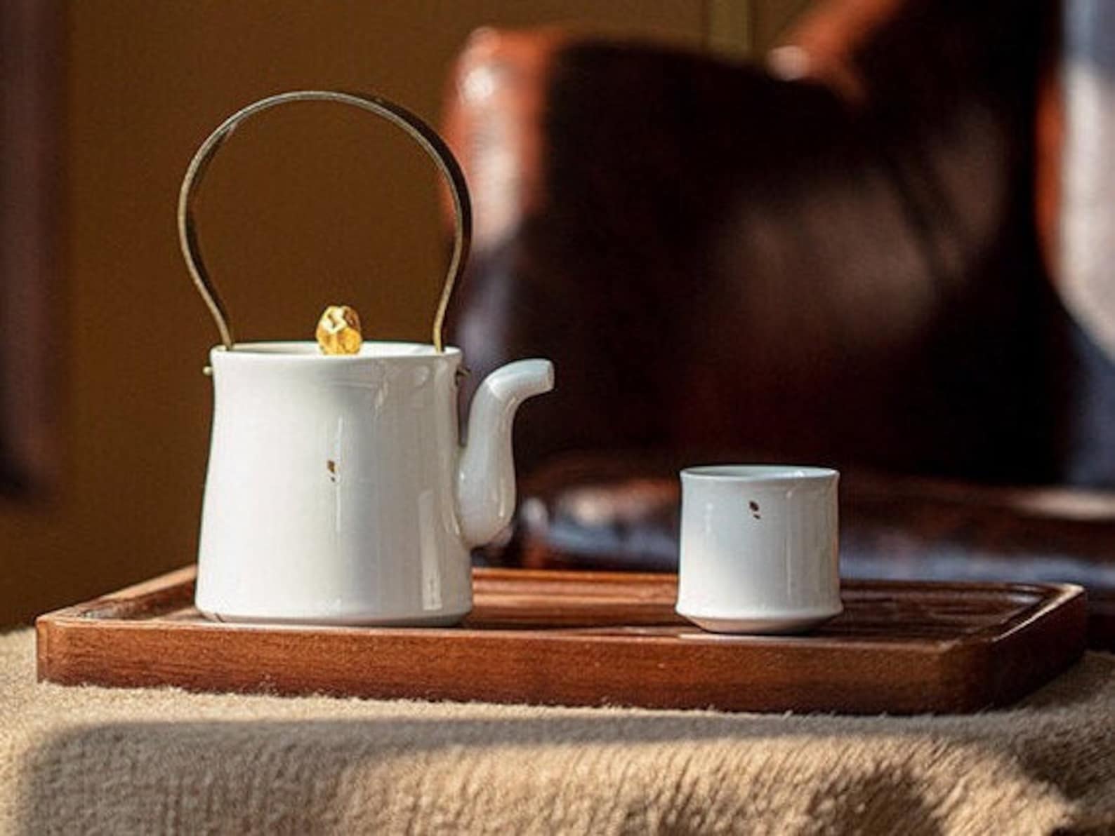 Elegant Modern Tea Sets Gift Box 1 Kettle 1 Fair Cup 4 Cups Etsy