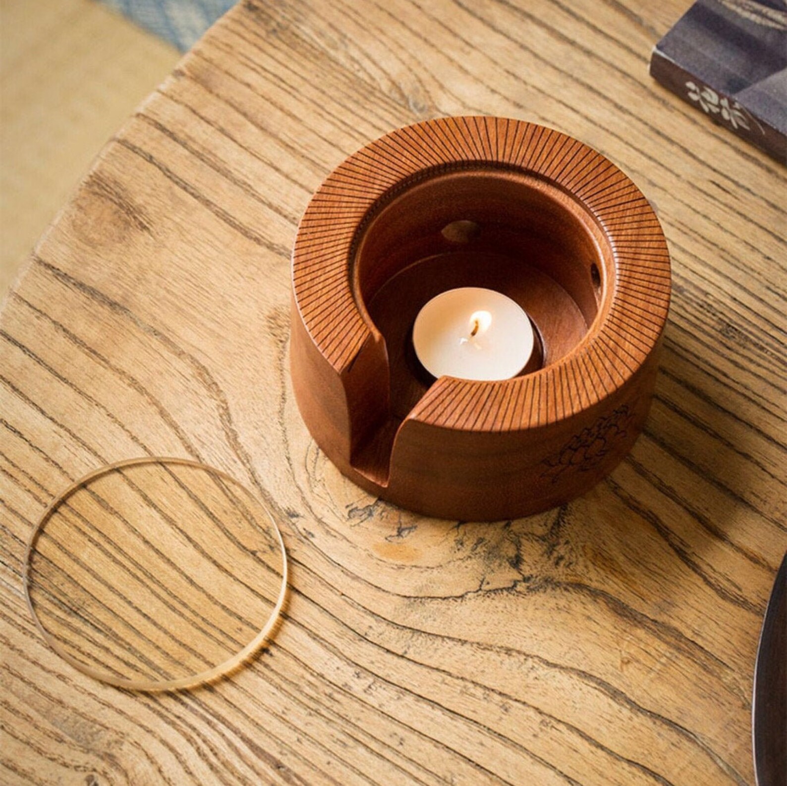 Teapot warmer Handmade Unique Chinese Stove Red rosewood Etsy