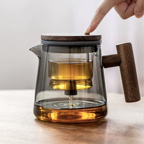 Teapot With Infuser Etsy