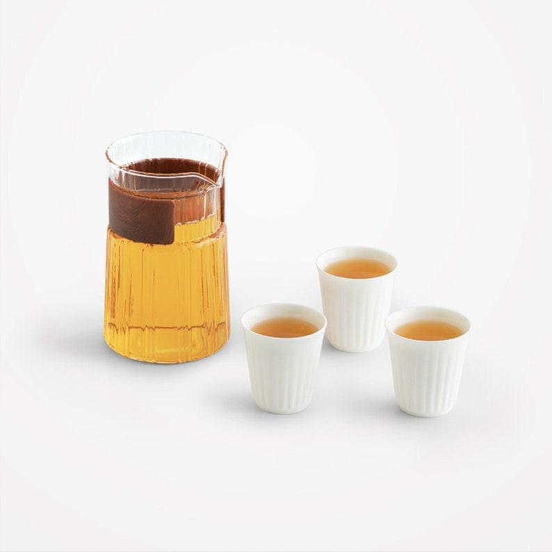 Personalized Elegant Travel Tea Set for Two 1 Glass Teapot Etsy