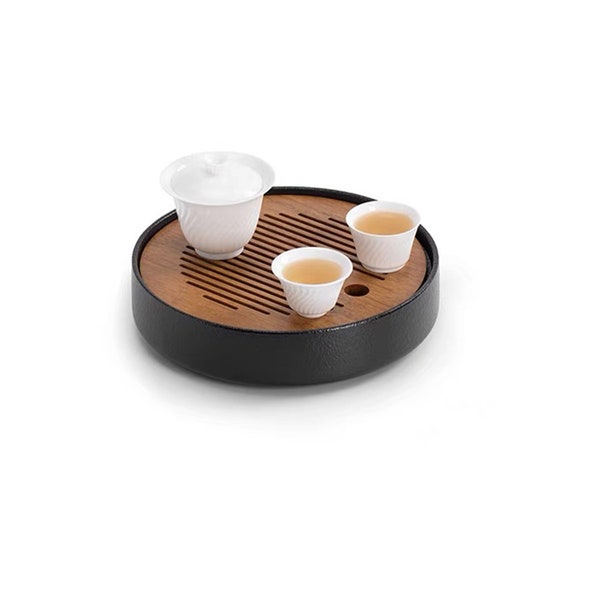 Tea Tray With Drainage Etsy