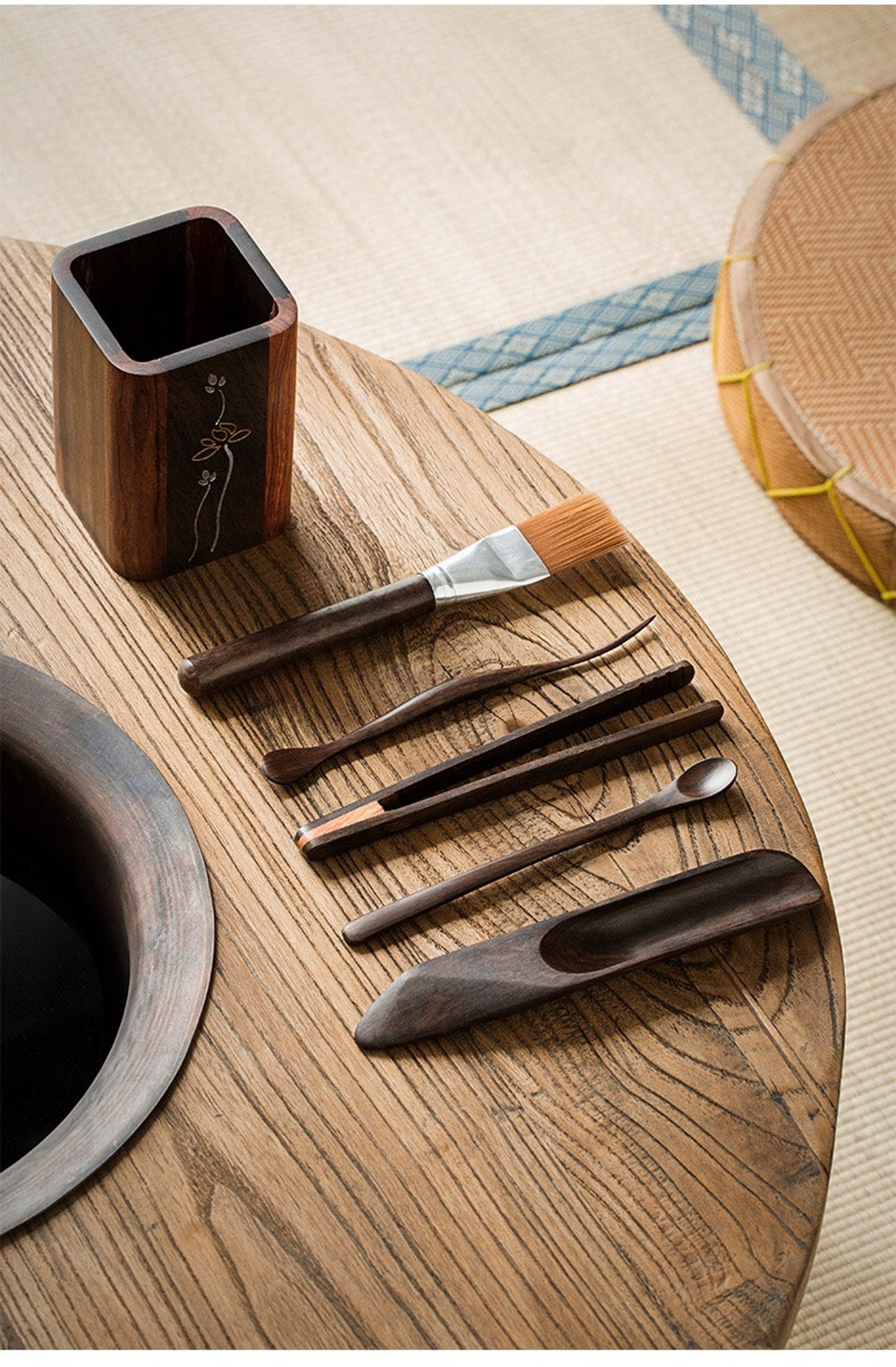 Handmade Wooden Gongfu Tea Tools Set Chinese Accessories Set Etsy