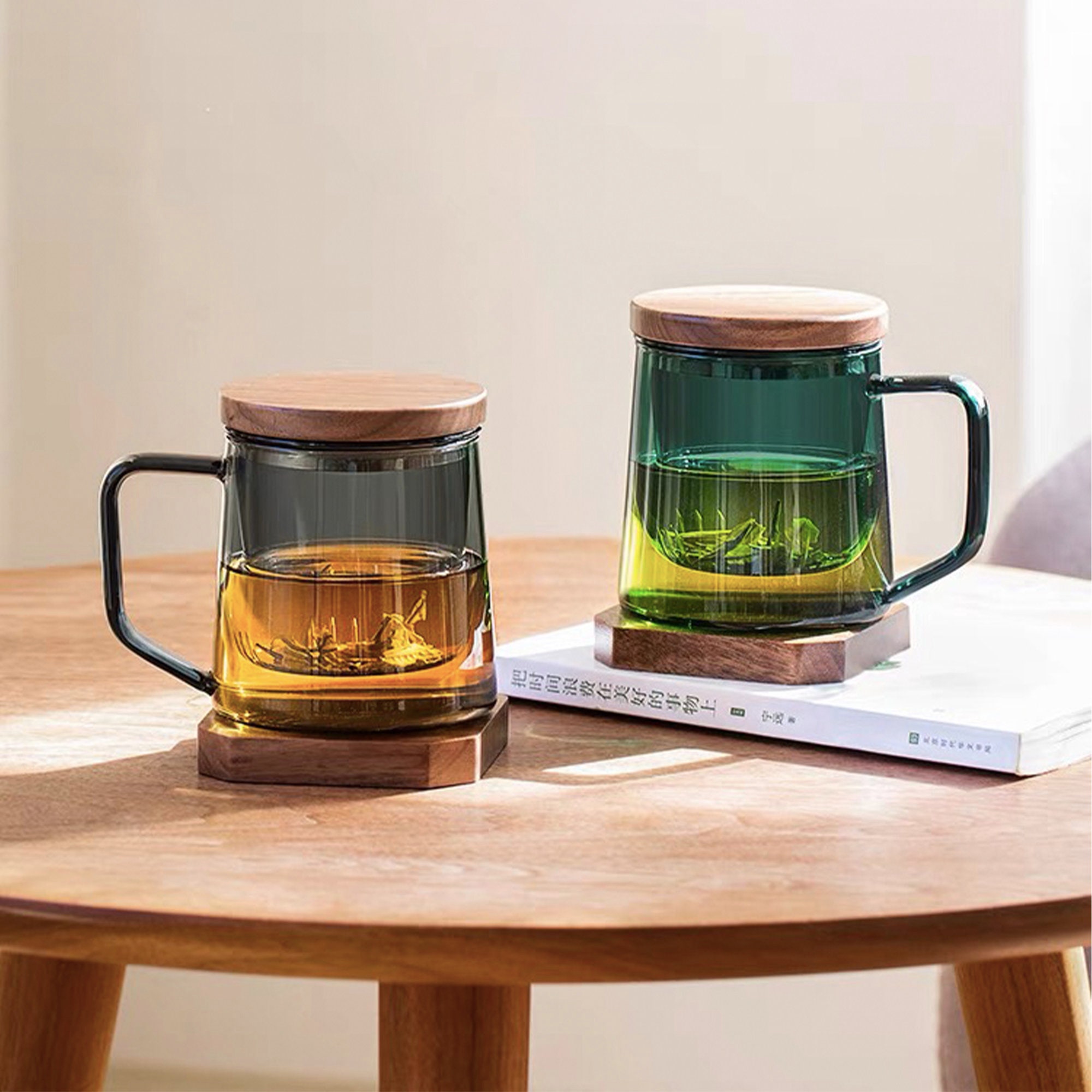 Boho Mug Modern Turtle Coffee Mug / Tea Cup With Inspirational Quote,  Ceramic Lid, and Diffuser. 16oz 