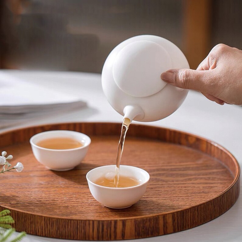 Handmade Travel Tea Set With Case 1 Teapot 2 Cups Etsy