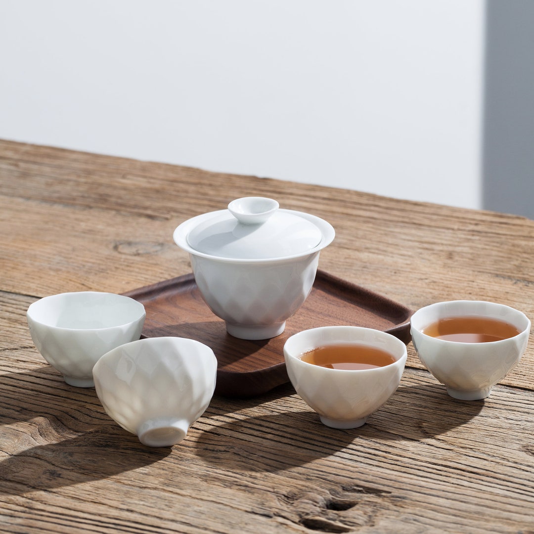 Vintage Kungfu Gaiwan Set for Two Chinese Tea Ceremony Set Etsy Canada