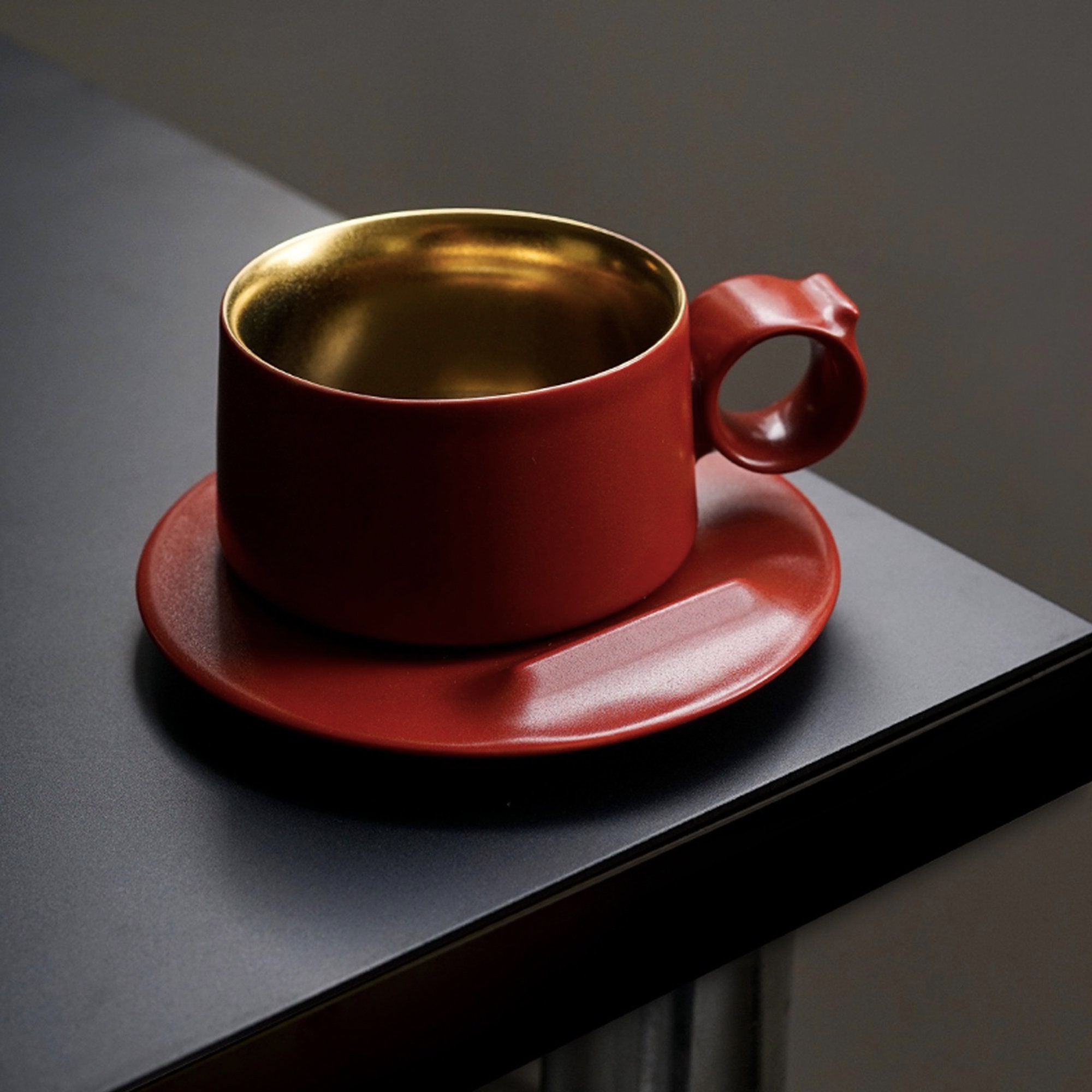 Selamica Ceramic 8 oz Cappuccino Cup Set with Saucers, Espresso Coffee  Cups, Latte Macchiato for Par…See more Selamica Ceramic 8 oz Cappuccino Cup  Set
