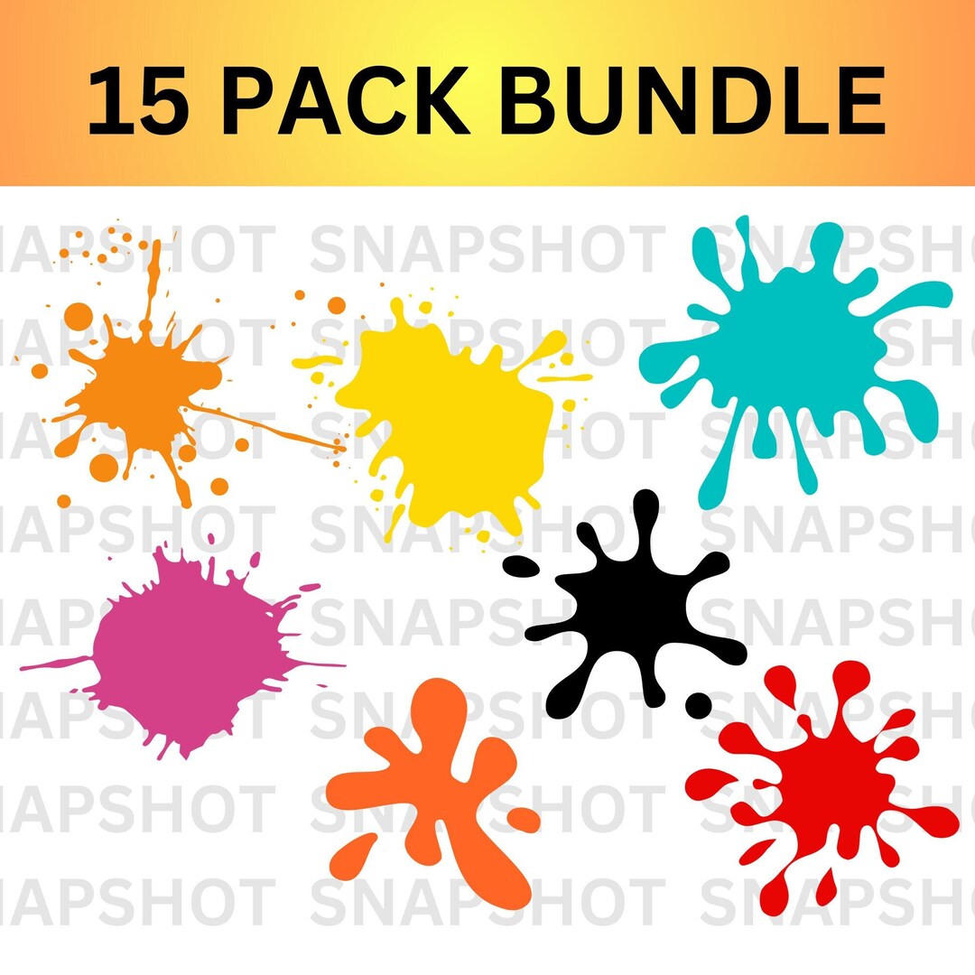 Paint Splatter SVG, Splatter Svg, Clipart, Vector, Ink Splatter, Svg