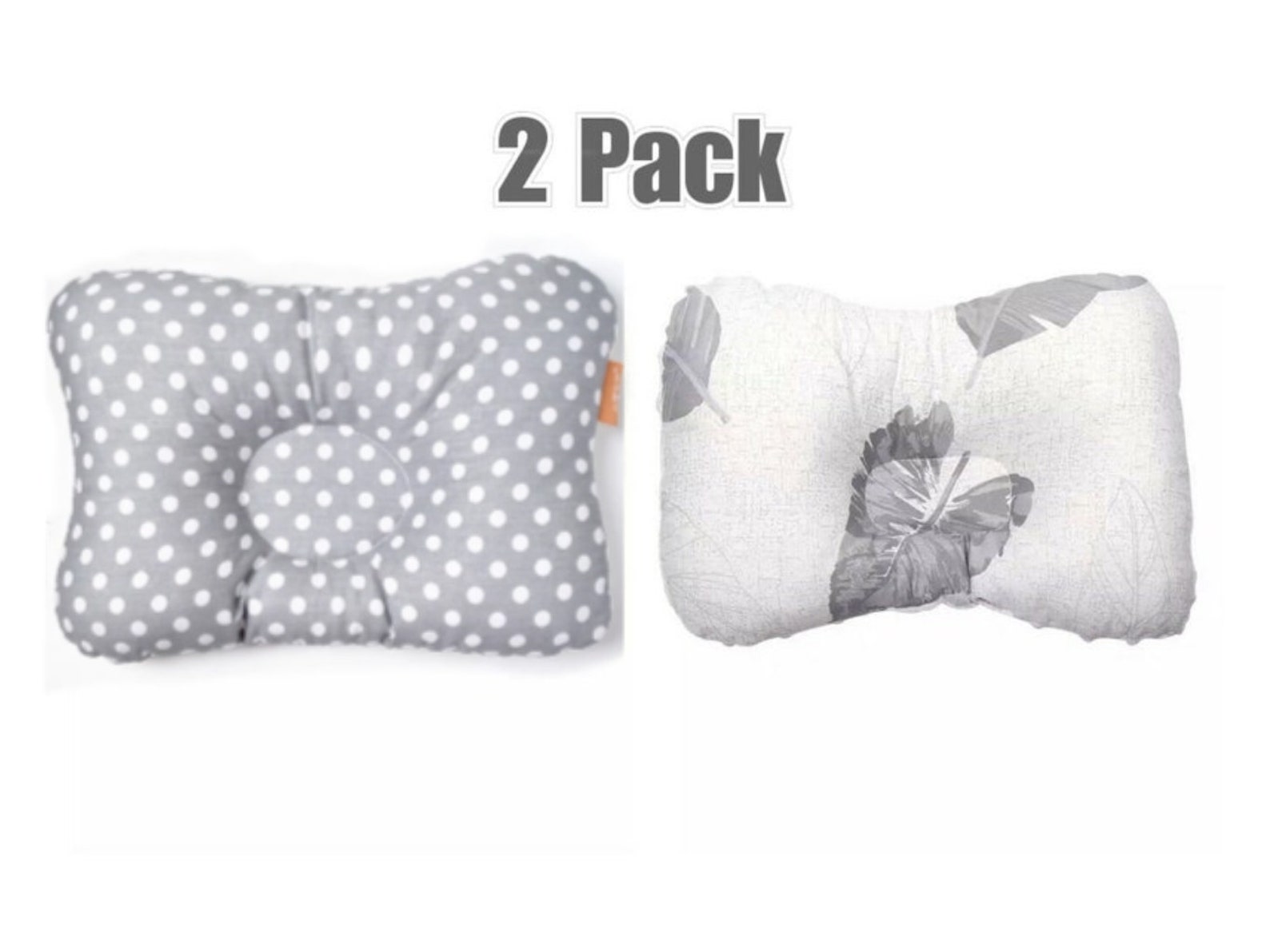 2 Pack Cotton Pillow Flat Head Prevention Baby Infant Newborn Etsy