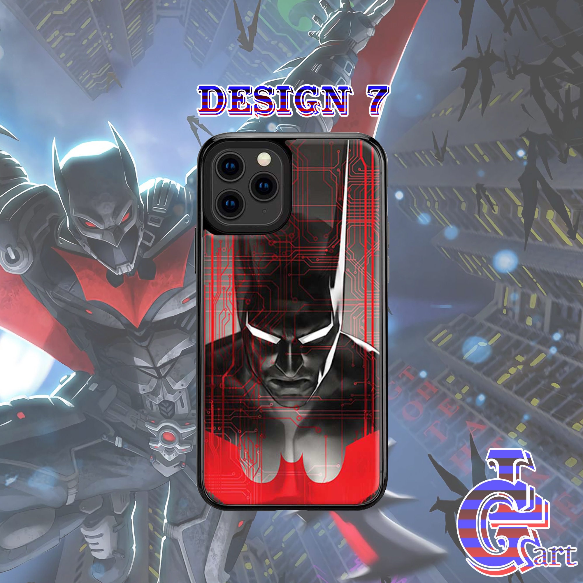 Batman Beyond Phone Case Batman Phone Case Batman Future | Etsy