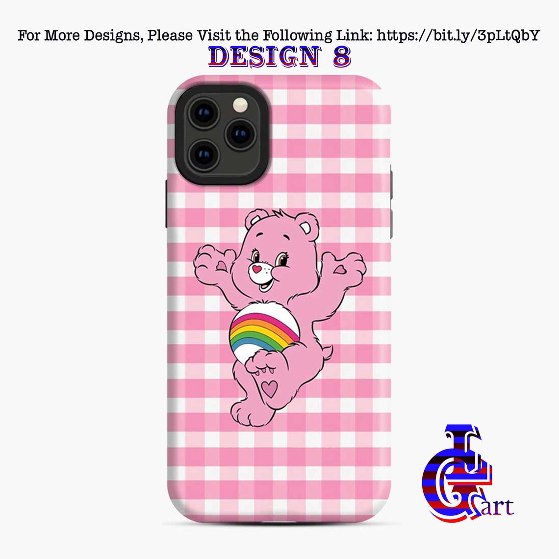 Care Bears Phone Case Art Care Bear Phone Case Cute Care Bears Etsy