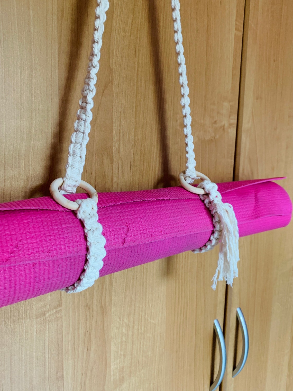 Handmade Yoga Mat Macramé Strap Yoga Mat Carrier Yoga Gift Etsy India