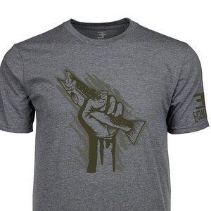 Fish Fist Graphic Tee - USA Made Fishing Shirt