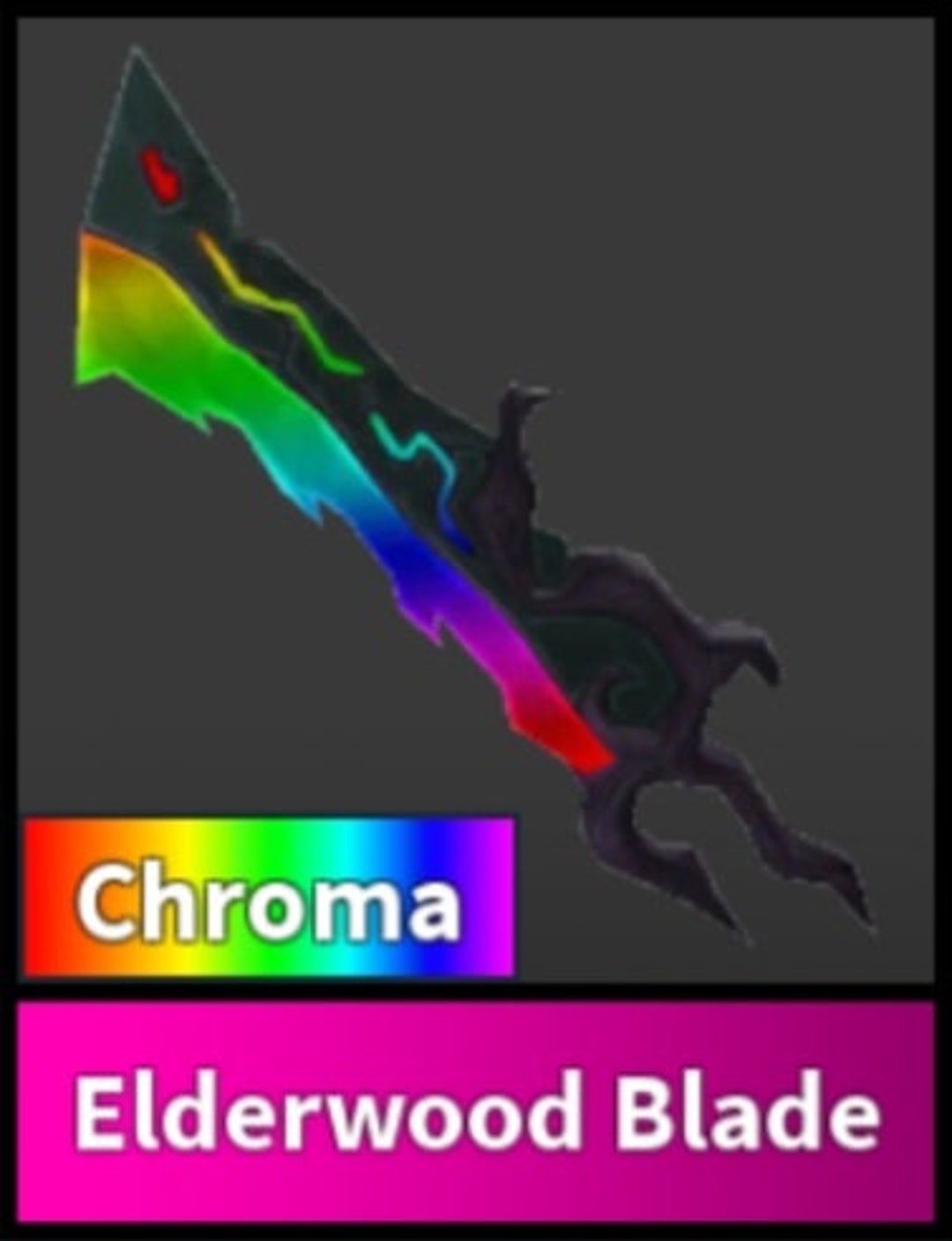 Chroma Elderwood Blade MM2 ROBLOX Etsy