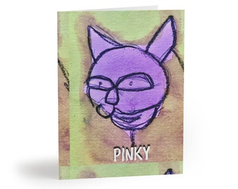 PINKY Tarjetas de felicitación (8 uds)