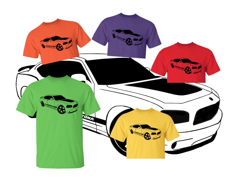 Dodge Charger Daytona shirt 2006-2008 Limited Edition colors | Etsy