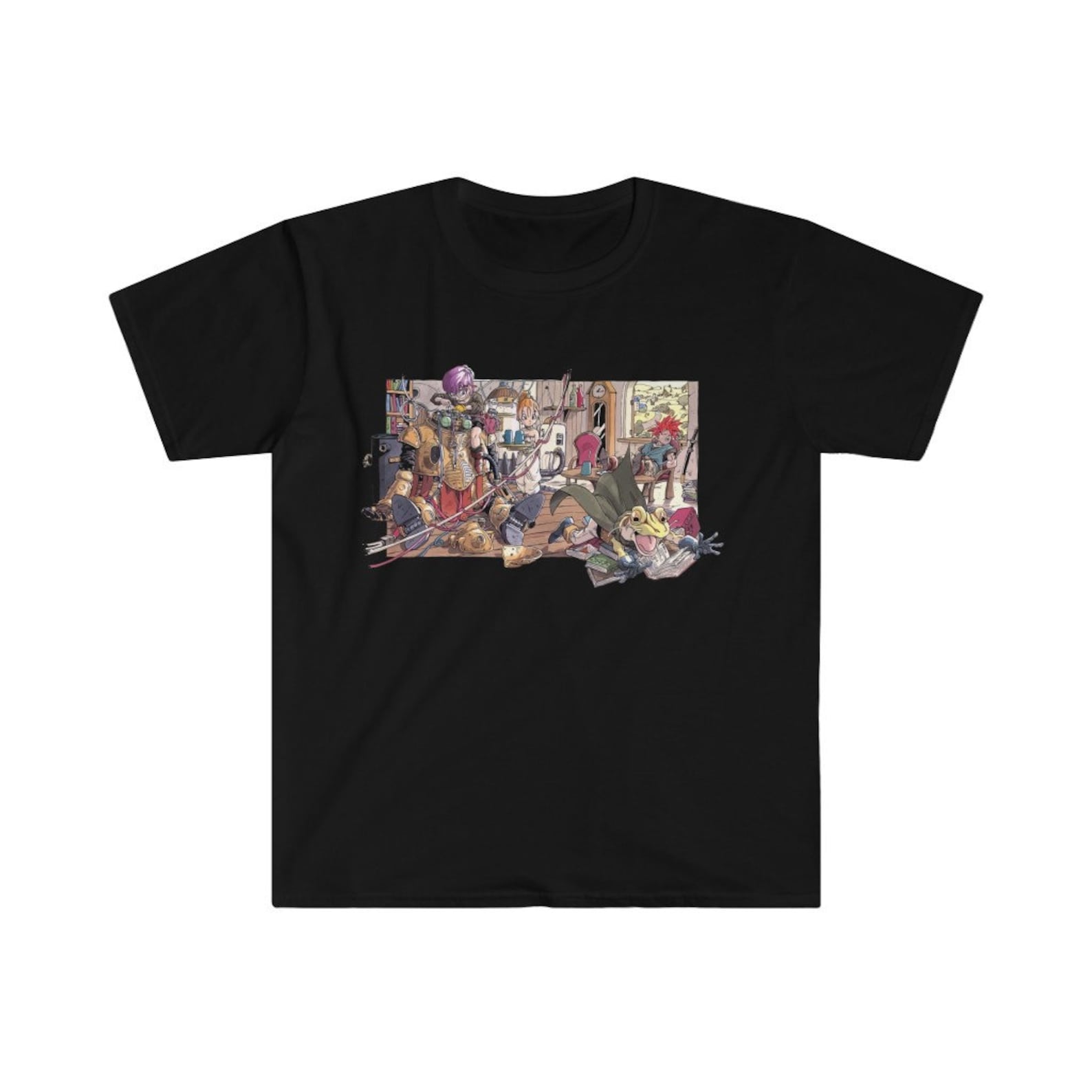 T-Shirt Vintage Chrono Trigger – Coton 100% – Homme & Femme – Tailles S à 5XL – Neuf Avec Étiquettes