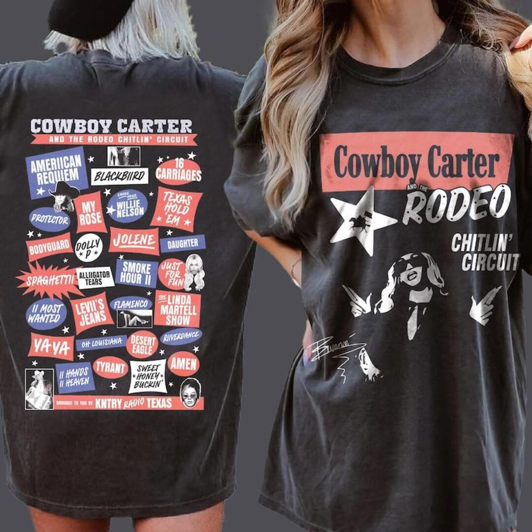 Beyoncé Rodeo Chitlin Circuit Tour 2025 Merch, Cowboy Carter Beyoncé T ...