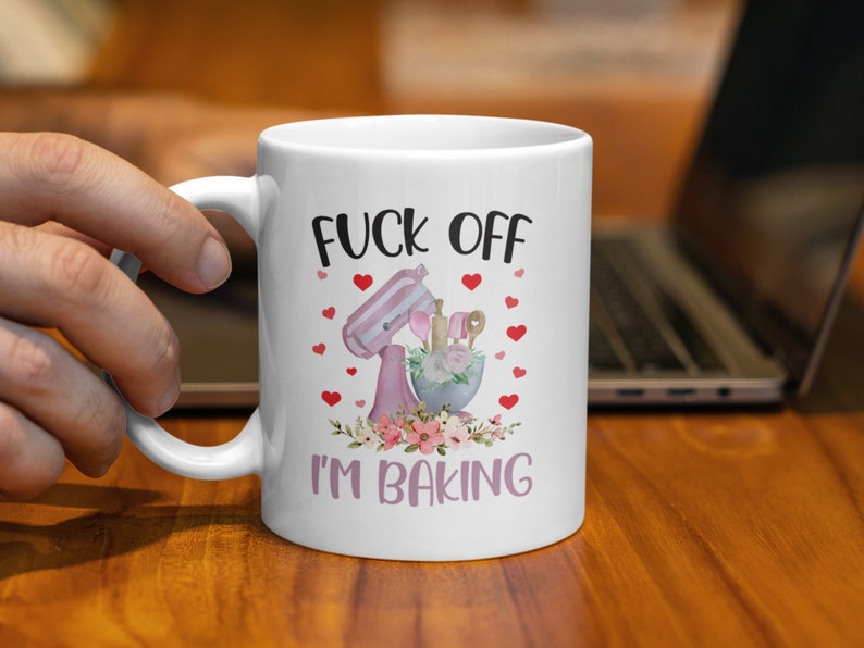 Funny Rude Baking Mug, Sassy Kitchen Mug, Humorous Baking Gift, Baking Enthusiast Gift, Cute Decorative Mug, Gift for Bakers, Funny Mug image 6