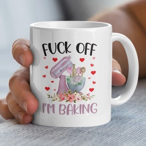 Funny Rude Baking Mug, Sassy Kitchen Mug, Humorous Baking Gift, Baking Enthusiast Gift, Cute Decorative Mug, Gift for Bakers, Funny Mug image 5