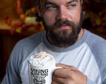 Viking Blood Runs Though My Veins Mugs for Sale