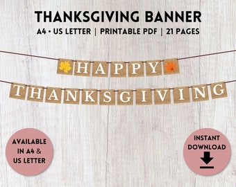 Printable Friendsgiving Banner - Etsy
