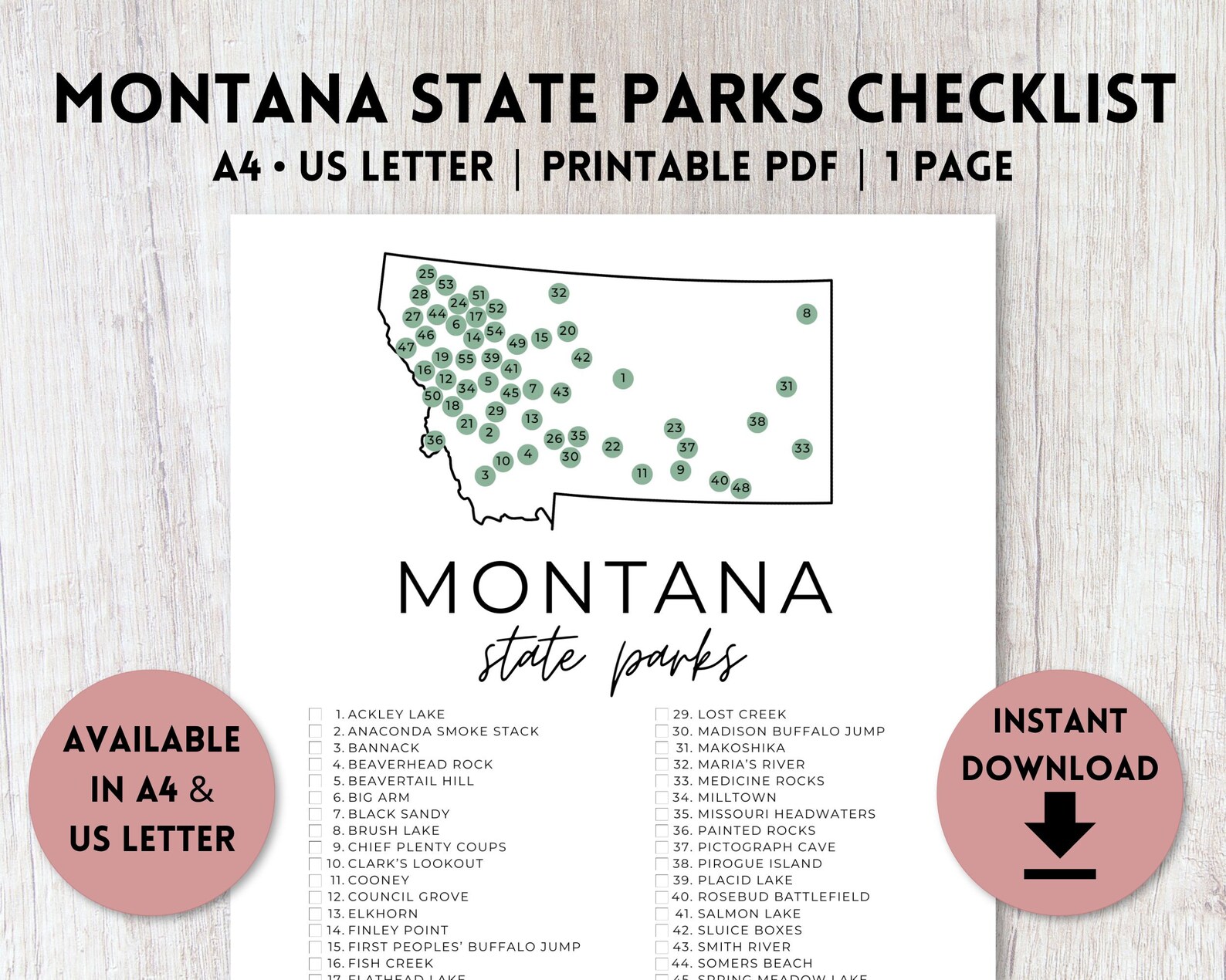 Montana State Park Map Printable - Il 1588xN.5475105113 9scv 
