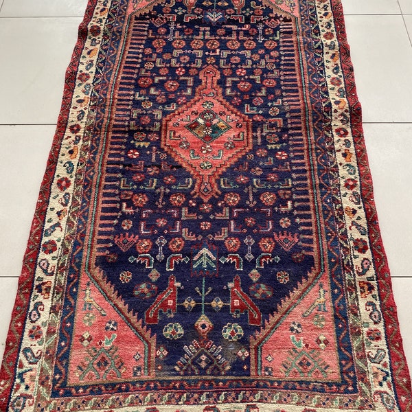 Antique Kurdish Rug,Oriental Rug,Handwoven Rug,Handmade Rug,4x7 Rug,Old Rug,Antique Rug,Boteh Rug,Kurdish Rug,Anatolian Rug,Nomadic Rug