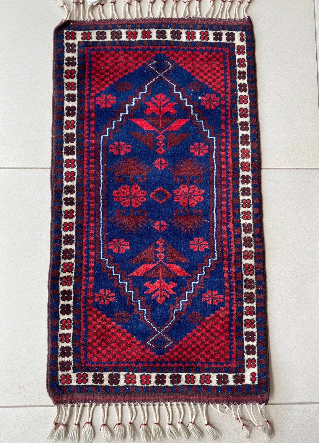 Dengiz Rug Vintage Yagcibedir Rug, Turkish Wool Rug, Anatolian Tribal Design, 2x3 ...