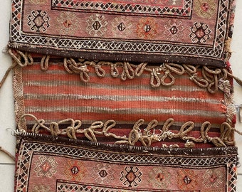 1x3 ft Shahsavan Azeri Saddle Bag,Camel Saddle Bag,Tribal Saddle Bag,Nomadic Saddle Bag,Horse Saddle Bag,Khorjin,Kurdish Saddle Bag