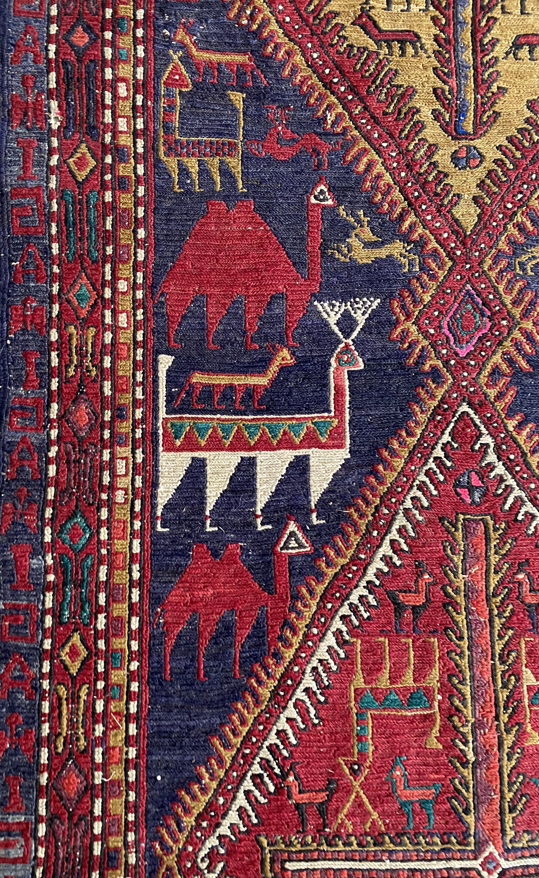 Antique Sumak Rug, Sumak Runner, Old Sumak Carpet, 3x10 Runner - Etsy