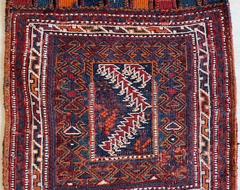 Tribal kelimtas, soumak-kelimtas, nomadische kussenhoes, oosterse wollen kelimtas