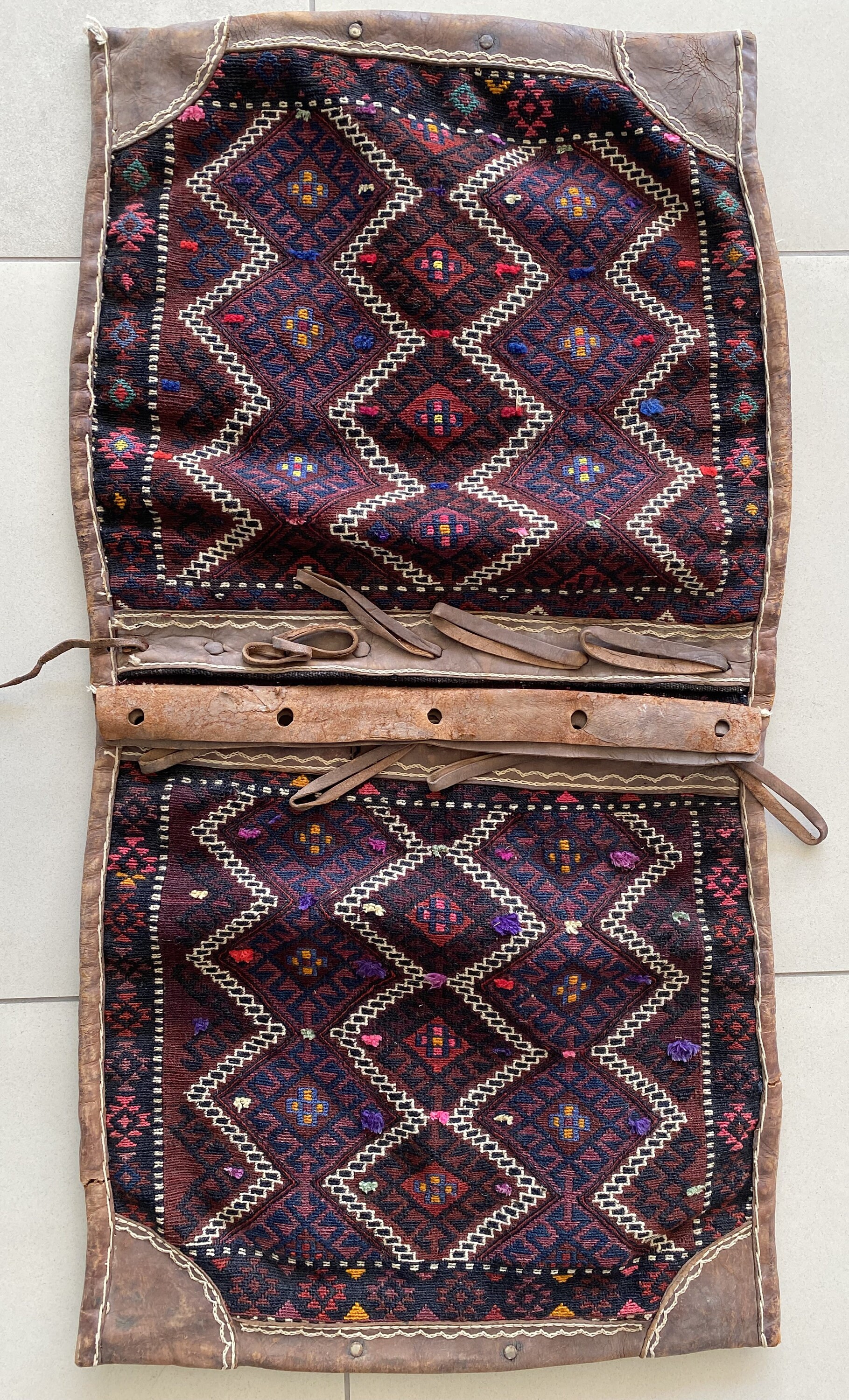 Kurdish Saddle Bag, Tribal Saddle Bag, Nomadic Saddle Bag, Herki Tribe
