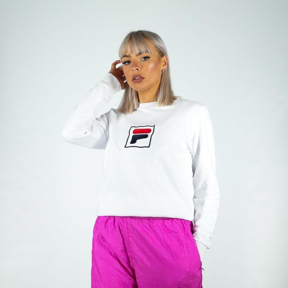 Vintage Fila Sweatshirt in White
