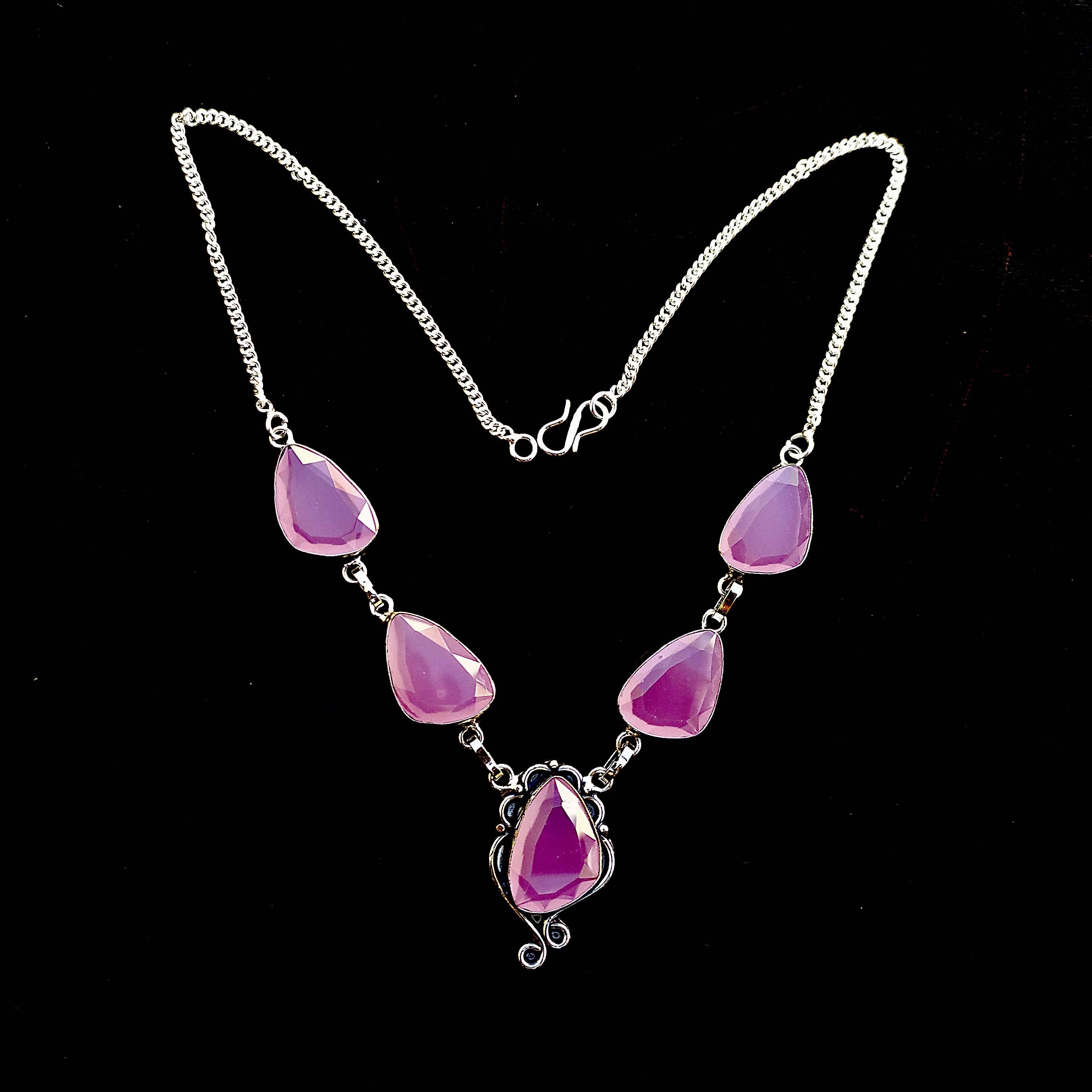 Rose quartz Fashion Jewelry 925 Sterling Silver Jewelry Etsy