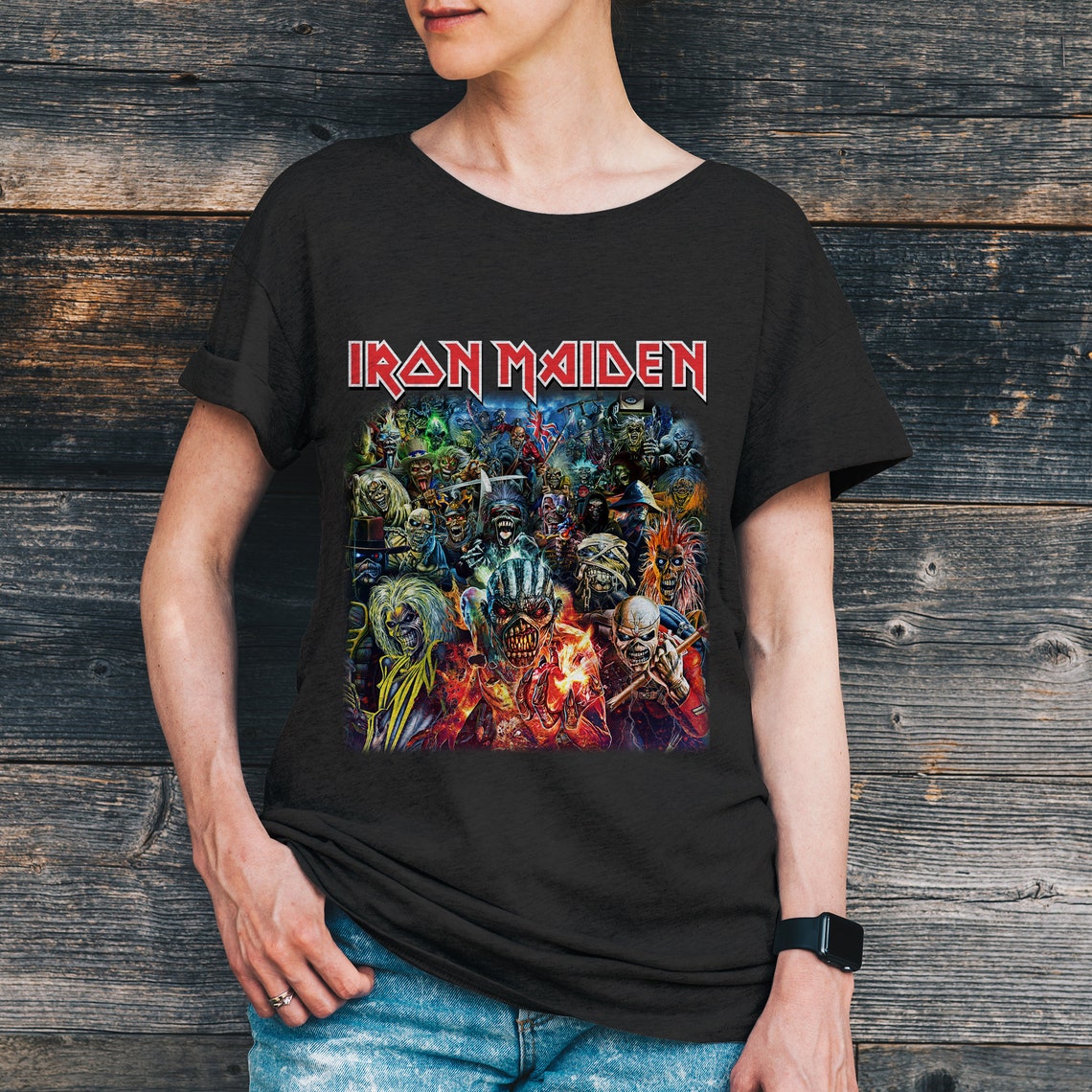 iron maiden vintage t shirt price