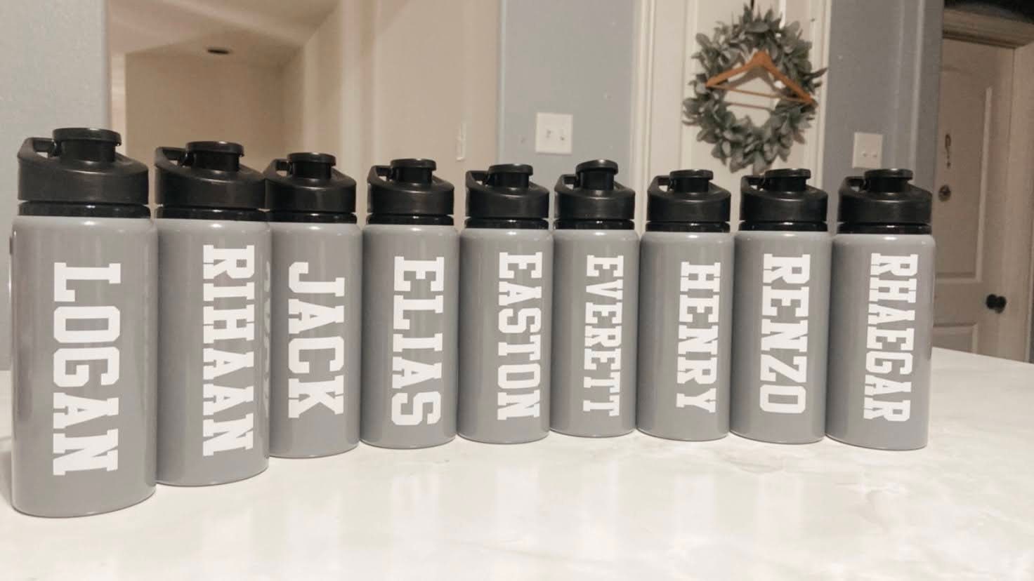 4 Pack Kids Water Bottles Bulk for Girls to School, 12oz Personalized  Reusable Plastic Water Bottle …See more 4 Pack Kids Water Bottles Bulk for  Girls