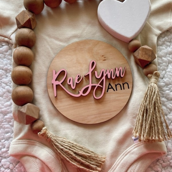 Wooden Baby Name Plates Etsy