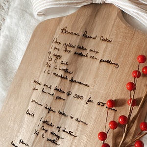 Engraved Personalized Cheese Board, Cutting Board Family Recipe, Personalized Wedding Gift ...
