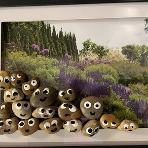 Rock Faces on a picture Frame