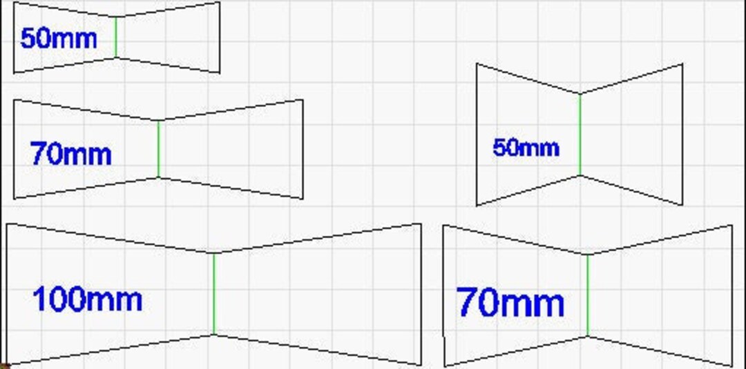 printable bow tie inlay template