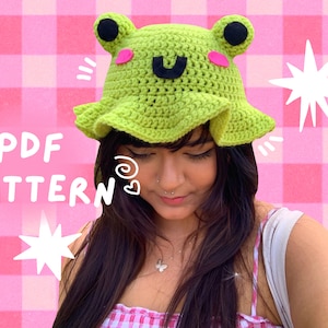 Crochet Froggo Chapeau PDF PATRON