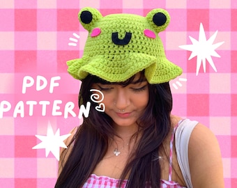 Crochet Froggo Hat PDF PATTERN