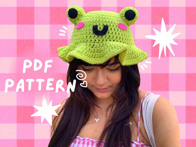 Crochet Froggo Hat PDF PATTERN - Etsy