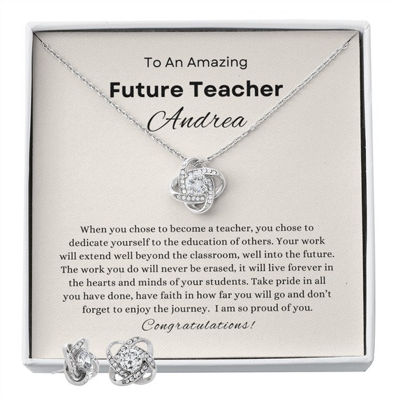 Teacher Graduation Gift for Her Teaching Grad Gift Future Etsy