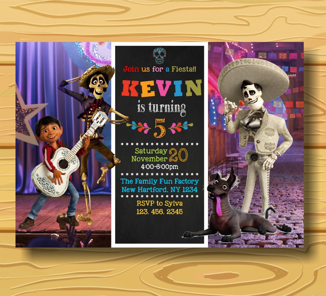 Coco Birthday Invitation, Coco Invitation, Coco Birthday Party ...