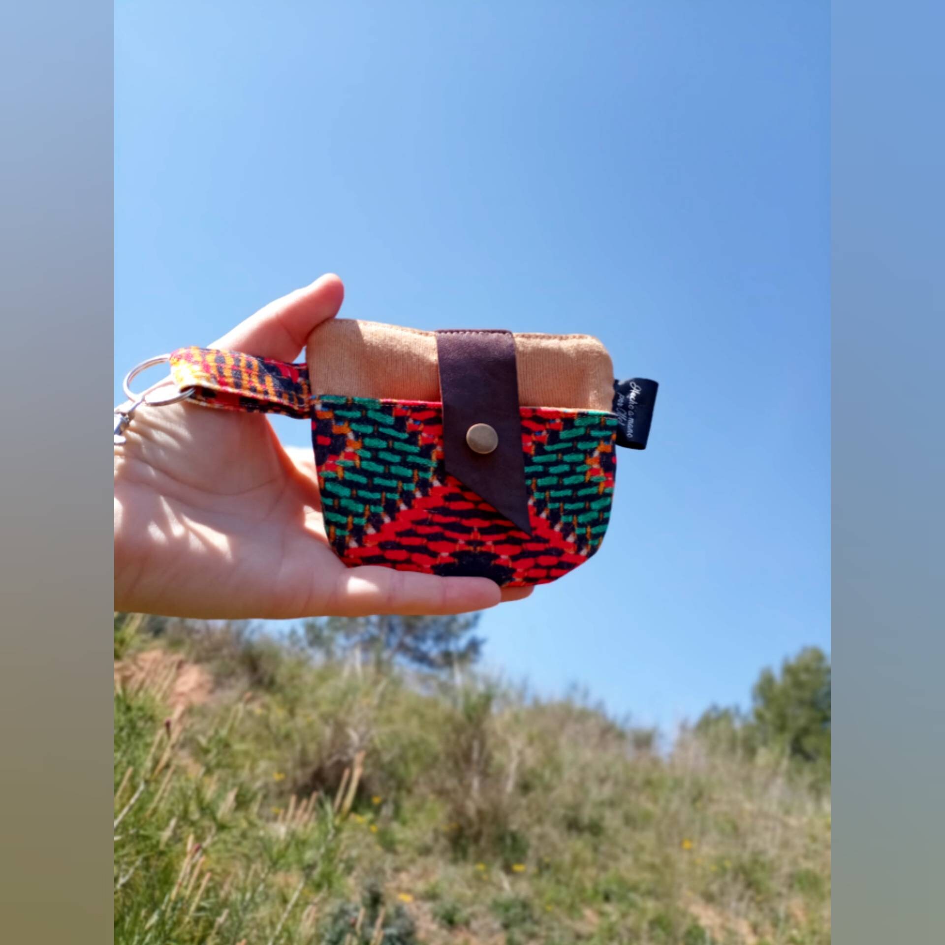 Monedero tarjetero etnico Etsy Espana