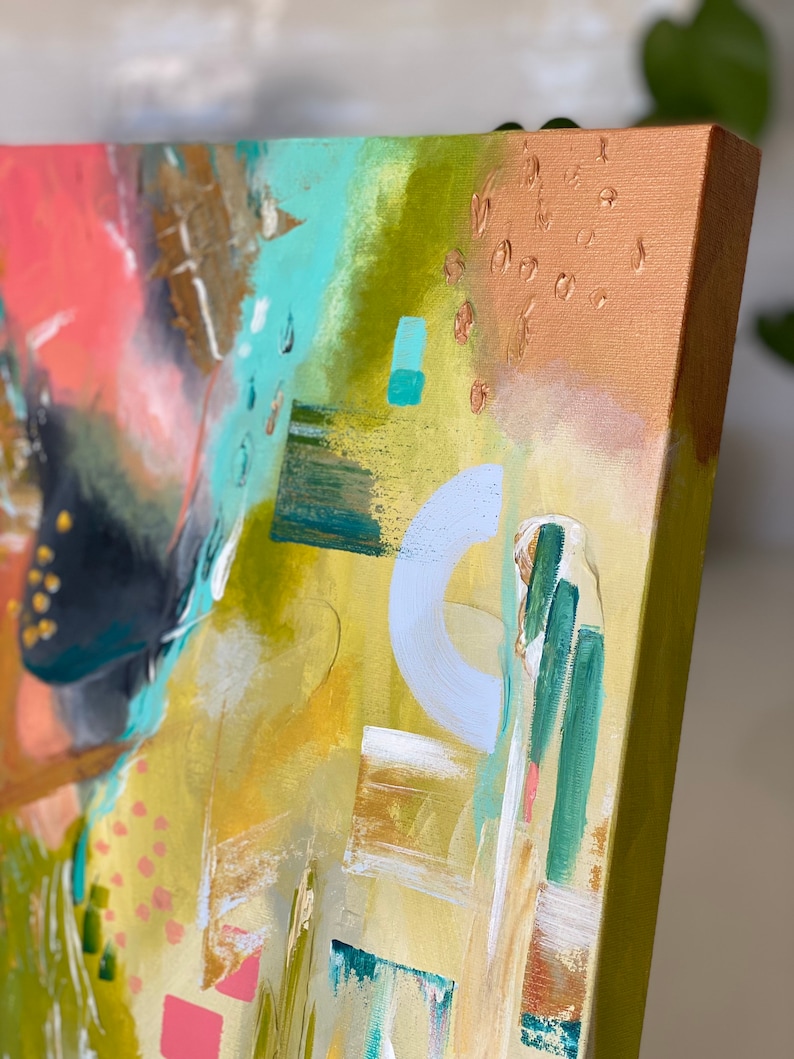 Original Abstract Painting on Canvas memories Etsy